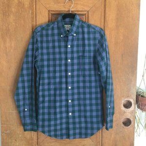 J.Crew mens XS button down shirt gingham check